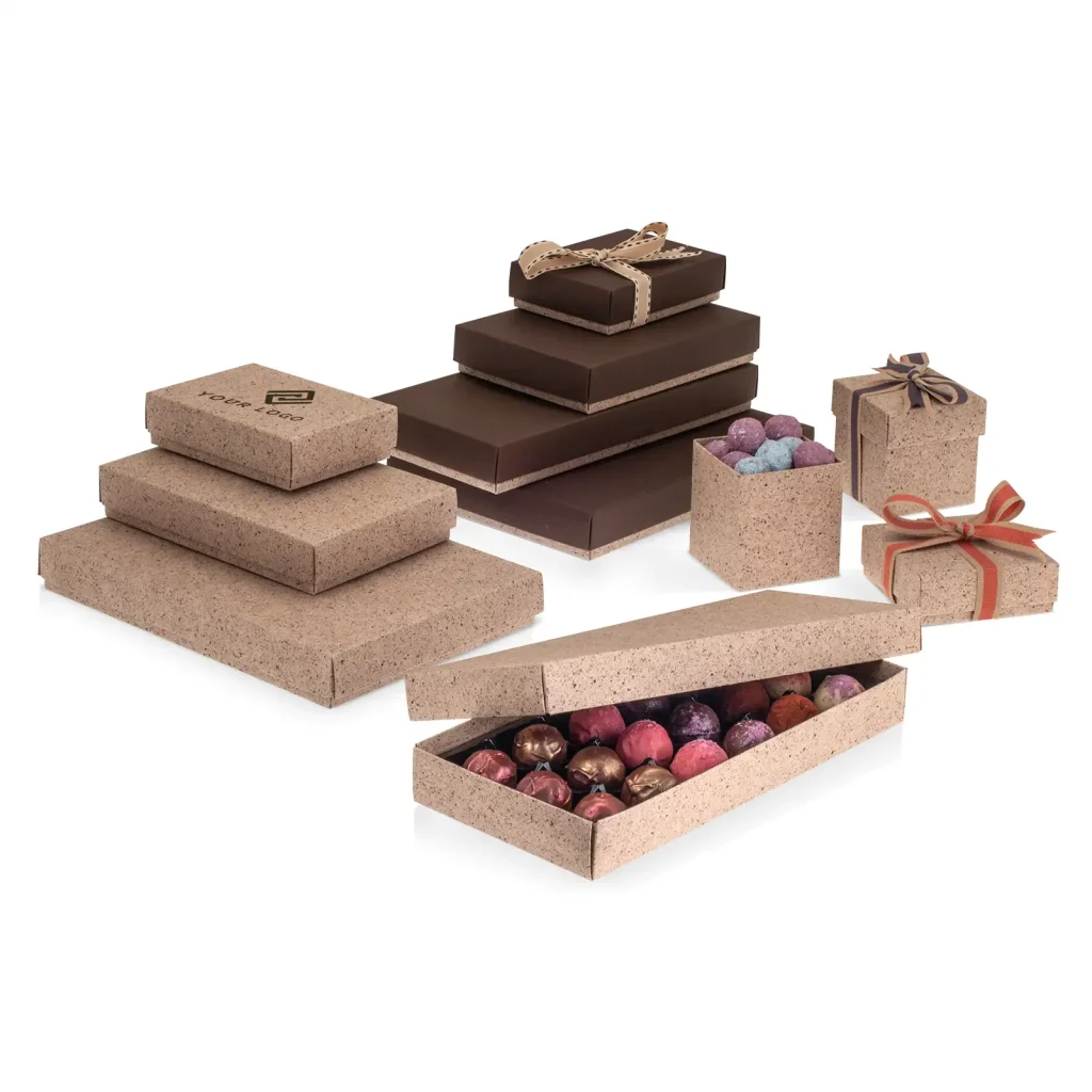 SPC2739_3_Cube Box Cocoa Shell Folding Base_Pack of 25_Base_group shot of range