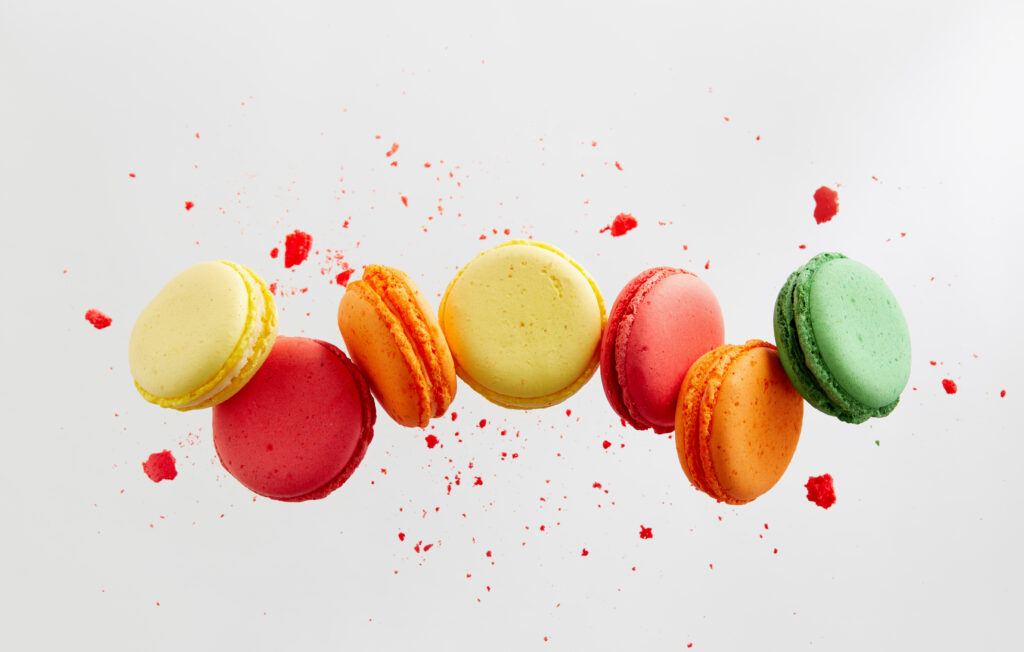 colourful macarons