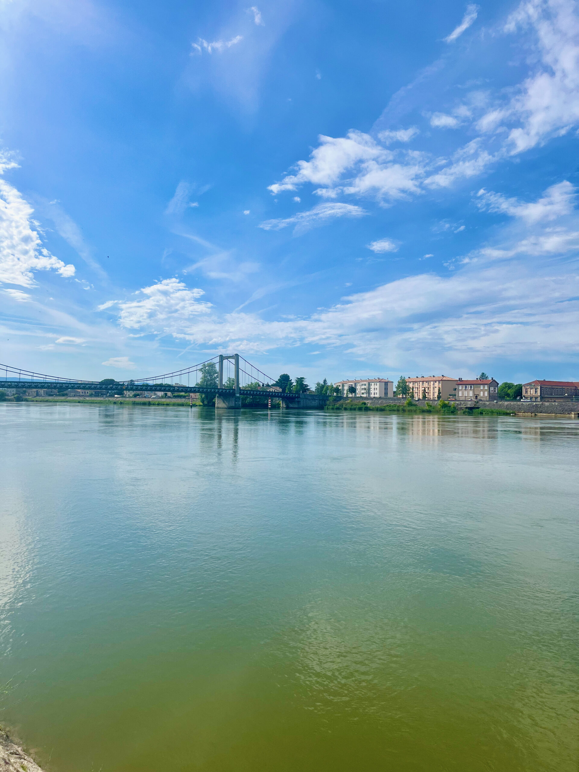 Tain l'Hermitage overlooking the Rhone River